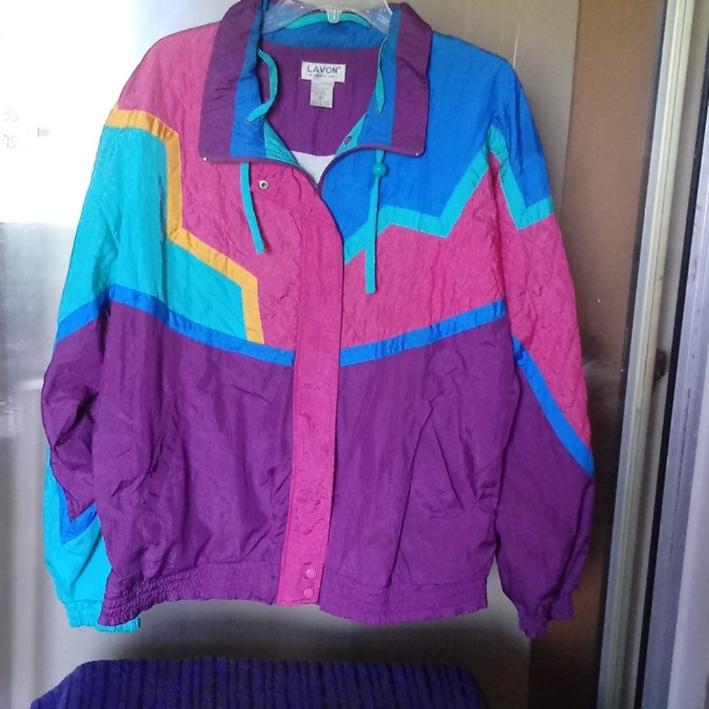Women's windbreaker size XL multicolor